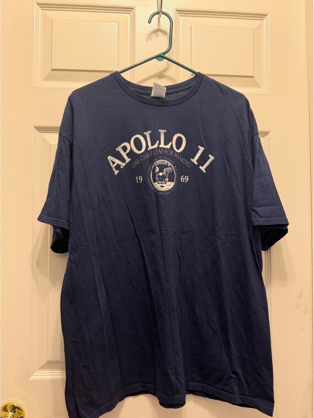 Delta NASA Apollo 11 One Giant Leap For Mankind Graphic T Shirt 2XL
